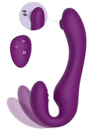 Strapless Strap-On Pulse Vibrator