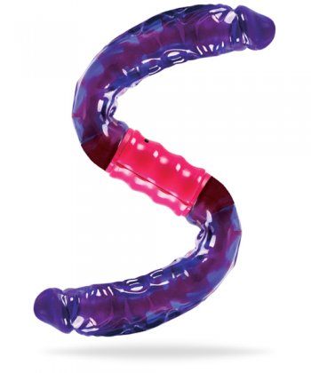 Dual Vibrating Flexi-dong - Flexibel dubbelsidig dildo