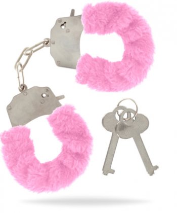 Furry Fun Cuffs Pink