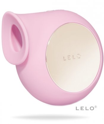 Rosa lyxig lufttrycksvibrator för klitoris - LELO Sila