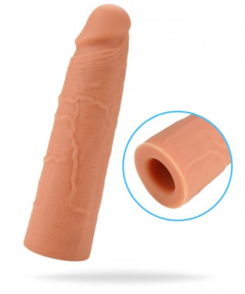 Penis Sleeve Liquid Silicone 18 cm