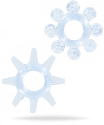 Power Stretchy Rings 2 Pcs Transparent