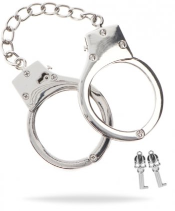 Silver Plated BDSM Handcuffs