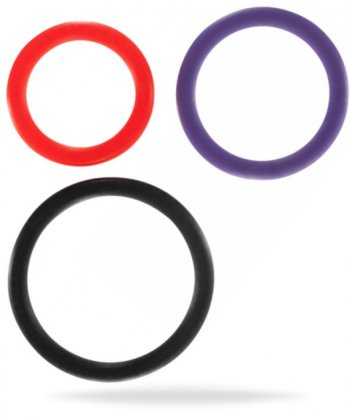 Triple Cock Ring Set
