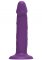 Purple Harness Dong Vibrating Silicone 19.5 cm
