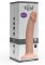 Beige Harness Dong Vibrating Silicone 19.5 cm