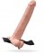 11" Hollow Rechargeable Strap-on with Balls