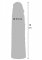 Penis Sleeve Liquid Silicone 18 cm