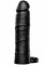 Penis Sleeve Liquid Silicone Ring 18 cm Black