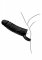 Penis Sleeve Liquid Silicone Ring 18 cm Black