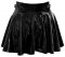 Vinyl Pleated Zipper Skirt
