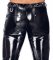 Vinyl Zipper Trousers