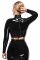 Latex Open Cup Top