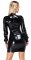 Latex BDSM Cut-Out Dress