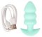 Vibrating Wavy Mini Butt Plug