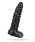 All Black Dotted Dildo 26 cm