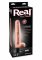 Real Feel Deluxe 7 - Dildo med vibrator och sugpropp