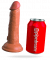 6 Vibrating + Dual Density Silicone Cock