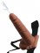 7.5" Hollow Squirting Strap-on with Balls