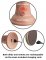 9 Vibrating + Dual Density Silicone Cock with Remote