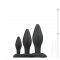Black Silicone Buttplug Set