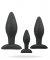 Black Silicone Buttplug Set