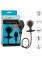 Svart uppblåsbar analplugg tillverkad av mjuk silikon. Enkel att använda med tyngd i pluggen. Håller formen utan slangen.