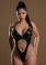 Daring Intimates Naughty Whispers Wetlook Bodysuit With Zipp