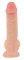 Dildo with Movable Skin 19 cm