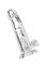 Get Real Clear Dildo w. Balls 7 inch
