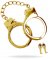 Gold Plated BDSM Handcuffs