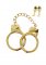 Gold Plated BDSM Handcuffs