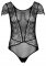 Heart Lace and Mesh Teddy