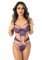 Heart Lace Teddy with Jewel