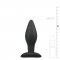 Black Silicone Buttplug