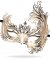 Metal Mask Asymmetrical Gold