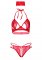 Peek-a-Boo Bra, Panty and Blindfold