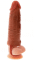 Hydrated Skin Penis Sleeve Silicone 16 cm
