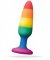 Pleasure Plug Rainbow Medium