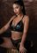 Sexy Wetlook Bra With Zipper