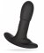 Svart analplugg tillverkad av silikon. Helt vattentät vibrator utrustad med 12 intensiva funktioner. Uppladdningsbar och skön