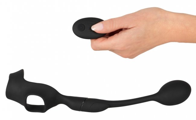 Cock Ring With RC Butt Plug