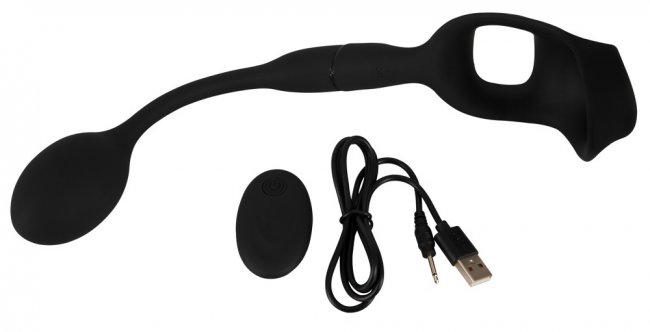 Cock Ring With RC Butt Plug