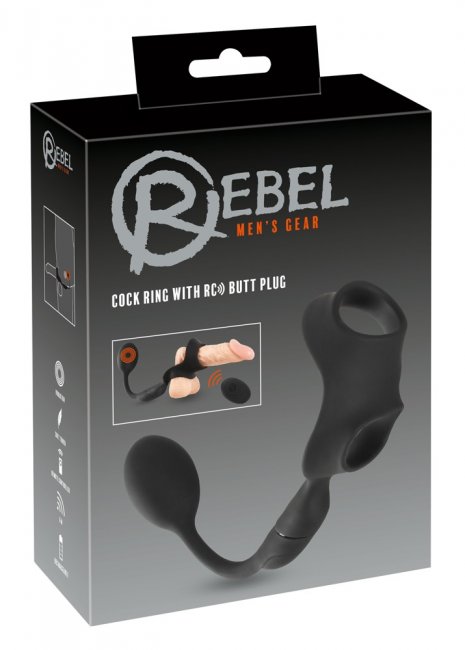 Cock Ring With RC Butt Plug