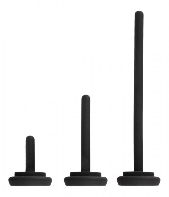 Glans Vibrator with 3 attachable Dilators