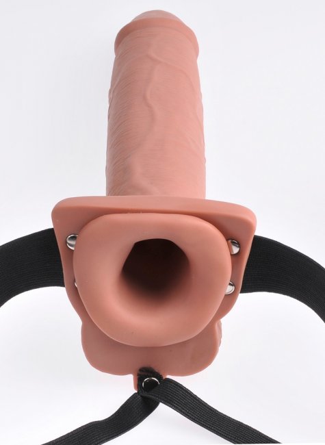 10" Hollow Strap-on with Remote
