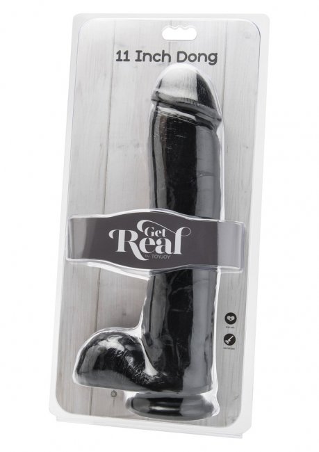Get Real Dildo 11 inch with Balls
