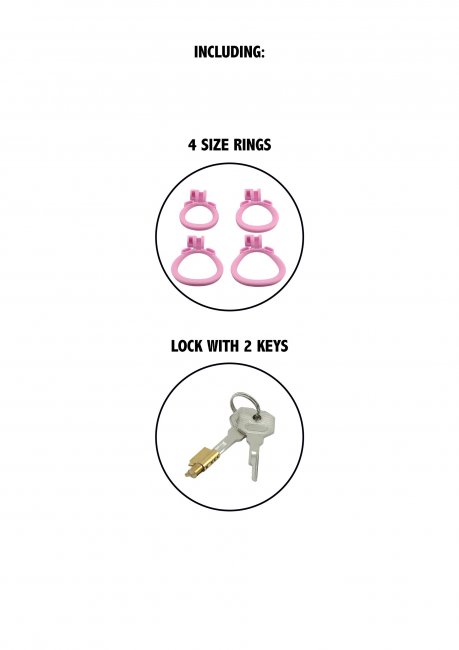 Penis Prison Cock Cage Regular Pink