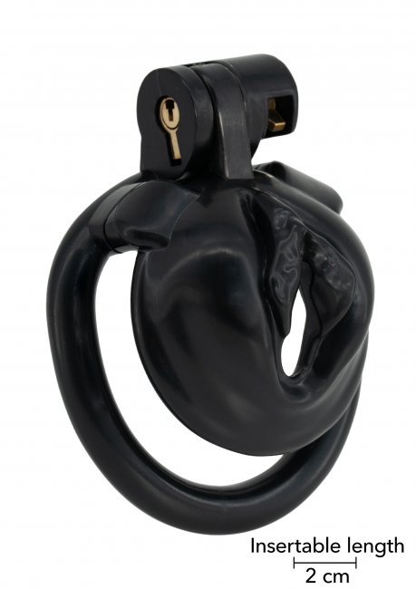 Sissy Trainer Cock Lock X-Short Black