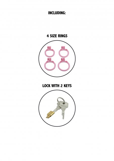 Sissy Trainer Cock Lock X-Short Pink